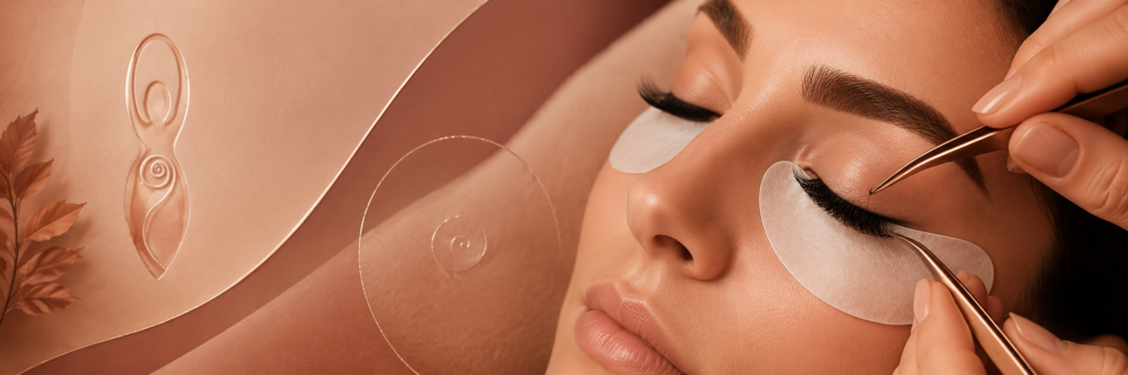 Kibele Beauty Studio doğal ve hacimli ipek kirpik uygulaması
