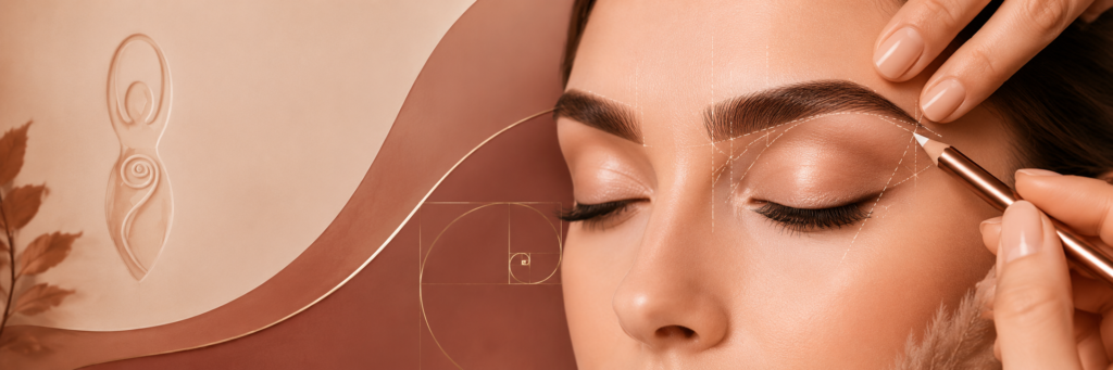 Kibele Beauty Studio yüz hatlarına uygun kaş tasarımı uygulaması, Kaş ve bıyık alımı
