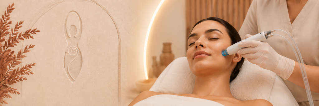 Kibele Beauty Studio profesyonel cilt bakımı ve Hydrafacial uygulaması